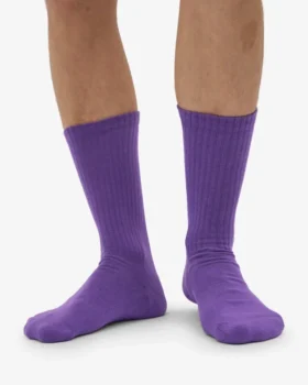 Aktiv-Socken aus Bio-Baumwolle – Ultraviolett