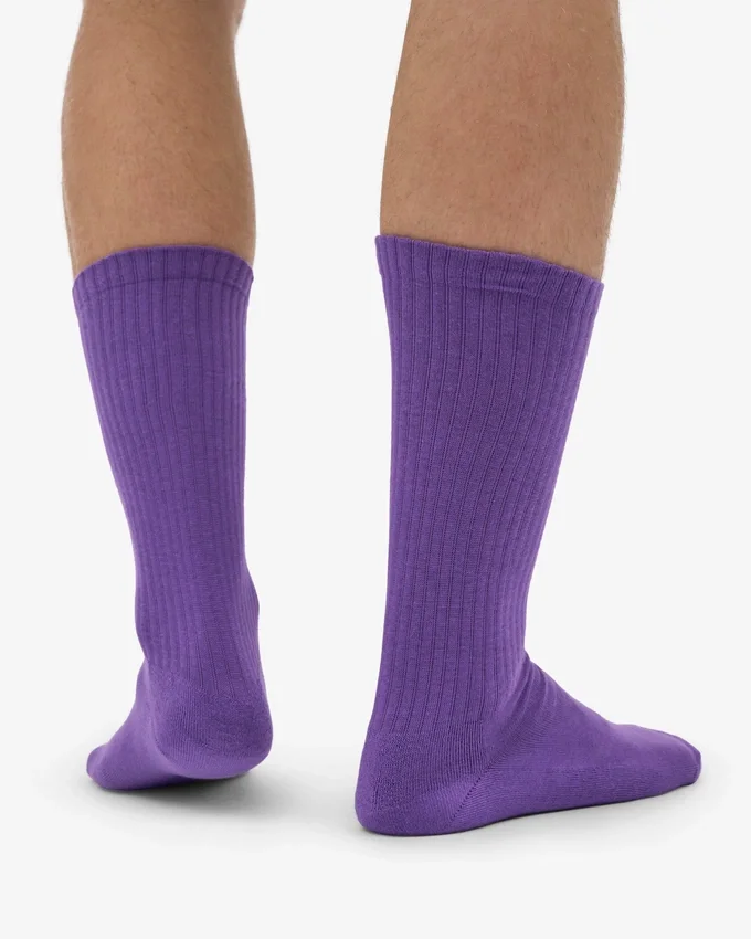 Aktiv-Socken aus Bio-Baumwolle – Ultraviolett
