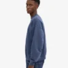 Übergroßer Bio-Pullover – Neptunblau