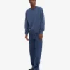 Übergroßer Bio-Pullover – Neptunblau