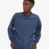 Übergroßer Bio-Pullover – Neptunblau