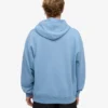 Übergroßer Kapuzenpullover aus Bio-Baumwolle – Seaside Blue