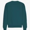 Übergroßes Bio-Shirt mit Rundhalsausschnitt – Ozeangrün