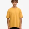 Übergroßes Bio-T-Shirt – Gebranntes Gelb