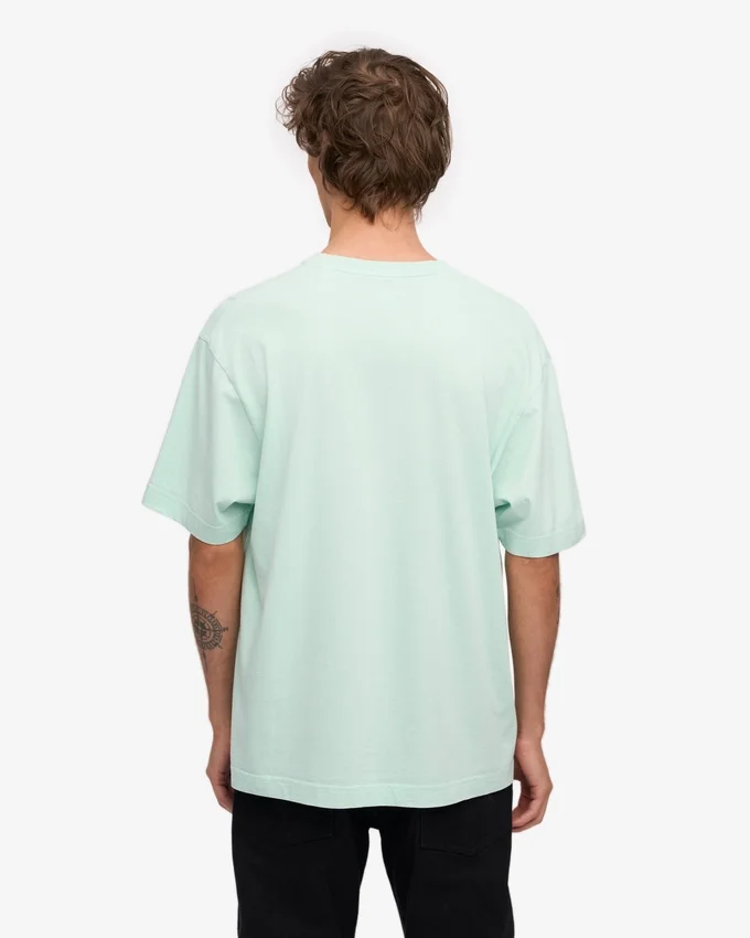 Übergroßes Bio-T-Shirt – Hellblau