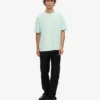 Übergroßes Bio-T-Shirt – Hellblau
