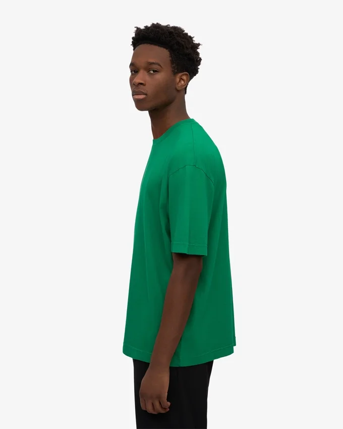 Übergroßes Bio-T-Shirt – Kellygrün