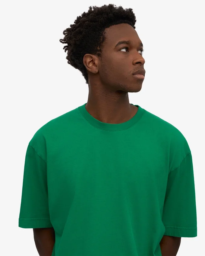 Übergroßes Bio-T-Shirt – Kellygrün