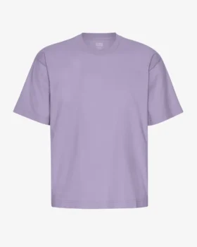 Übergroßes Bio-T-Shirt – Lila-Jade
