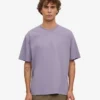 Übergroßes Bio-T-Shirt – Lila-Jade