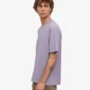 Übergroßes Bio-T-Shirt – Lila-Jade