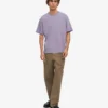 Übergroßes Bio-T-Shirt – Lila-Jade