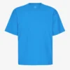 Übergroßes Bio-T-Shirt – Pazifikblau