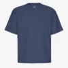 Übergroßes Bio-T-Shirt – Petrolblau