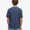 Übergroßes Bio-T-Shirt – Petrolblau
