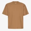 Übergroßes Bio-T-Shirt – Sahara-Camel