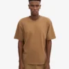 Übergroßes Bio-T-Shirt – Sahara-Camel
