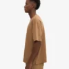 Übergroßes Bio-T-Shirt – Sahara-Camel