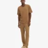 Übergroßes Bio-T-Shirt – Sahara-Camel