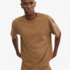 Übergroßes Bio-T-Shirt – Sahara-Camel