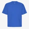 Übergroßes Bio-T-Shirt – Saphirblau
