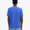 Übergroßes Bio-T-Shirt – Saphirblau