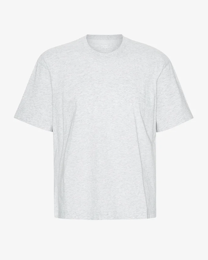 Übergroßes Bio-T-Shirt – Schneemelange