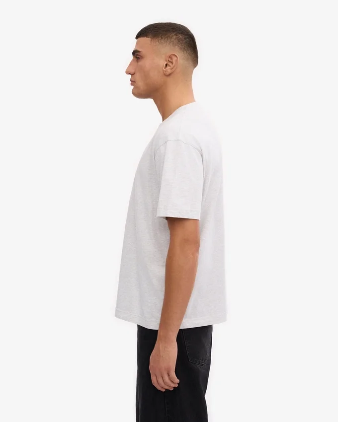 Übergroßes Bio-T-Shirt – Schneemelange