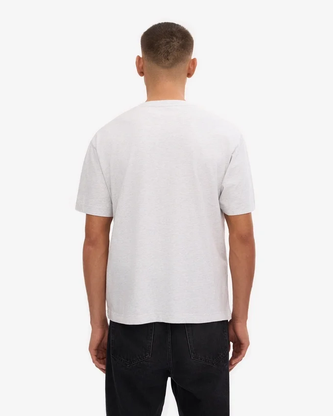 Übergroßes Bio-T-Shirt – Schneemelange