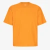 Übergroßes Bio-T-Shirt – Sonniges Orange