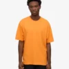 Übergroßes Bio-T-Shirt – Sonniges Orange
