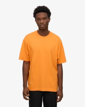 Übergroßes Bio-T-Shirt – Sonniges Orange