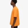 Übergroßes Bio-T-Shirt – Sonniges Orange