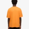 Übergroßes Bio-T-Shirt – Sonniges Orange