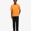 Übergroßes Bio-T-Shirt – Sonniges Orange