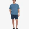 Übergroßes Bio-T-Shirt – Verwaschenes Indigo