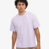 Übergroßes Bio-T-Shirt – Zartes Lavendel