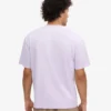 Übergroßes Bio-T-Shirt – Zartes Lavendel