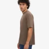 Übergroßes Bio-T-Shirt – Zedernbraun