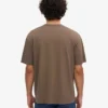 Übergroßes Bio-T-Shirt – Zedernbraun
