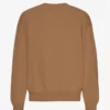 Übergrößen-Crew-Shirt aus Bio-Baumwolle – Sahara-Camel