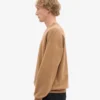 Übergrößen-Crew-Shirt aus Bio-Baumwolle – Sahara-Camel
