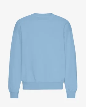 Übergrößen-Pullover aus Bio-Baumwolle – Seaside Blue