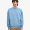 Übergrößen-Pullover aus Bio-Baumwolle – Seaside Blue