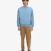 Übergrößen-Pullover aus Bio-Baumwolle – Seaside Blue