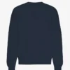 Übergrößen-Rundhals-Shirt aus Bio-Baumwolle – Marineblau