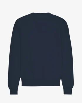 Übergrößen-Rundhals-Shirt aus Bio-Baumwolle – Marineblau