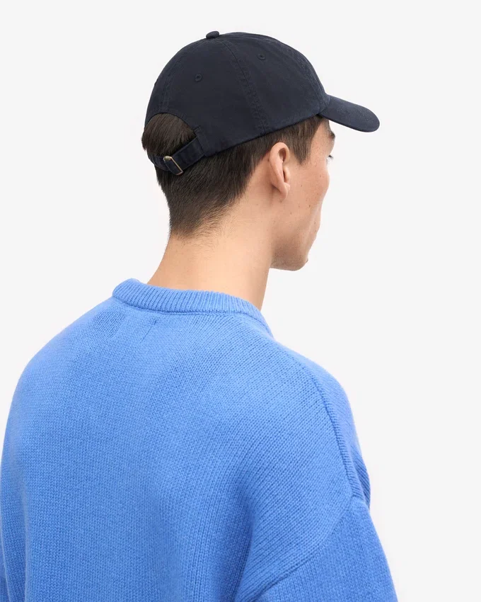 Bio-Baumwoll-Cap – Marineblau