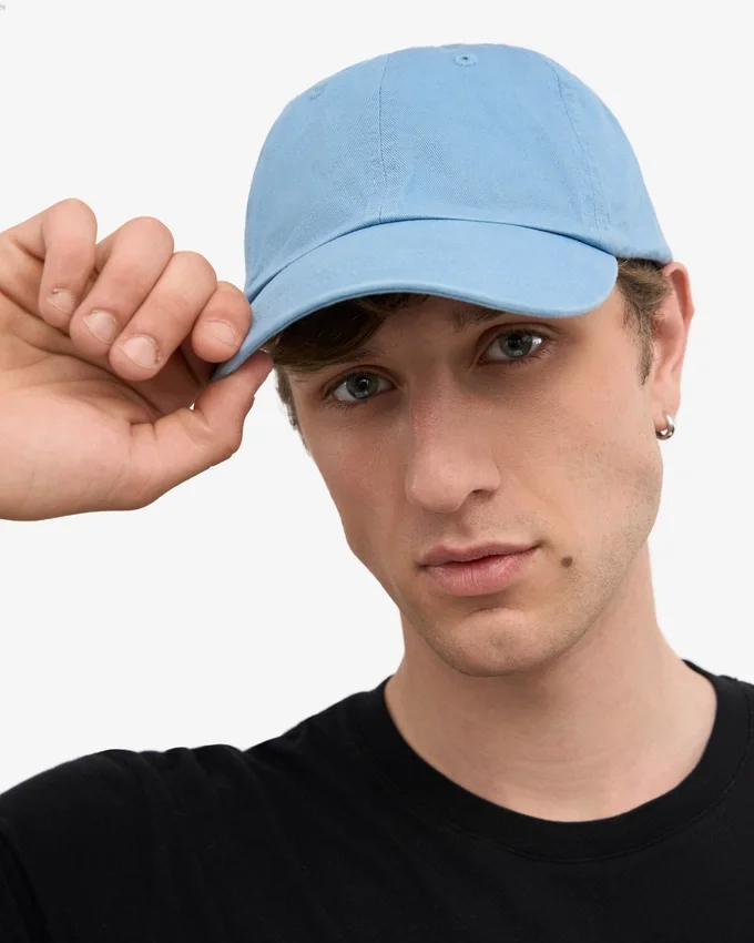 Bio-Baumwoll-Cap – Meeresblau
