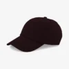 Bio-Baumwoll-Cap – Oxblood-Rot